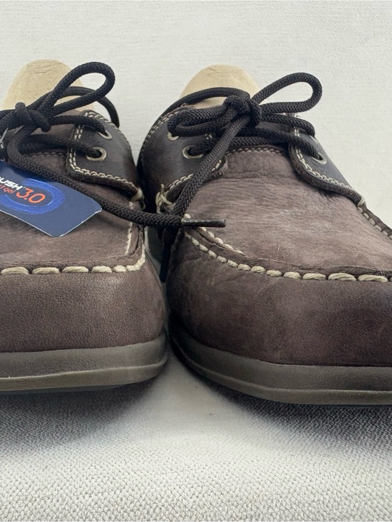 Nunn Bush Two-Tone Brown Leather Moc Toe Boat Shoes size 10.5 NEW main image 6